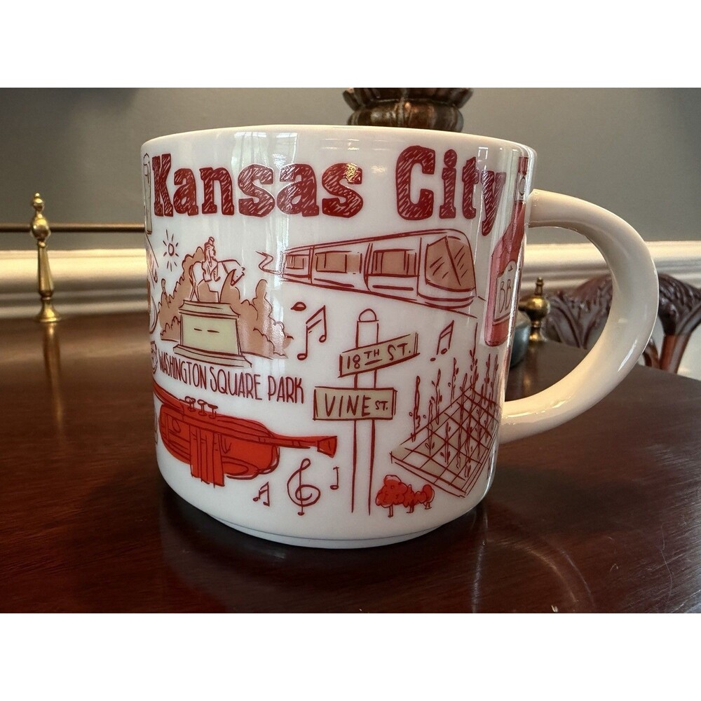 Starbucks Kansas City Been There Series Ceramic Coffee Tea Mug Cup 14oz
